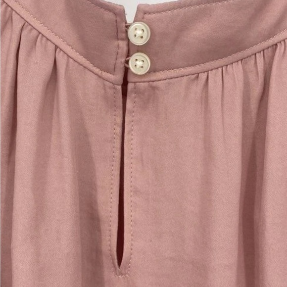 LOFT Dusty Pink Blouse - Picture 3 of 5